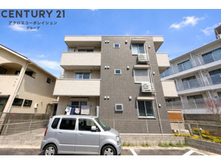 建物外観　モニター付きインターホンで安心です♪