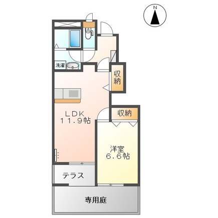 クレシアハイムYKの間取り写真