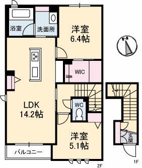Azul WisteriaA棟の間取り写真