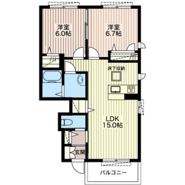 シャーメゾン・ヴィラIIIの間取り写真