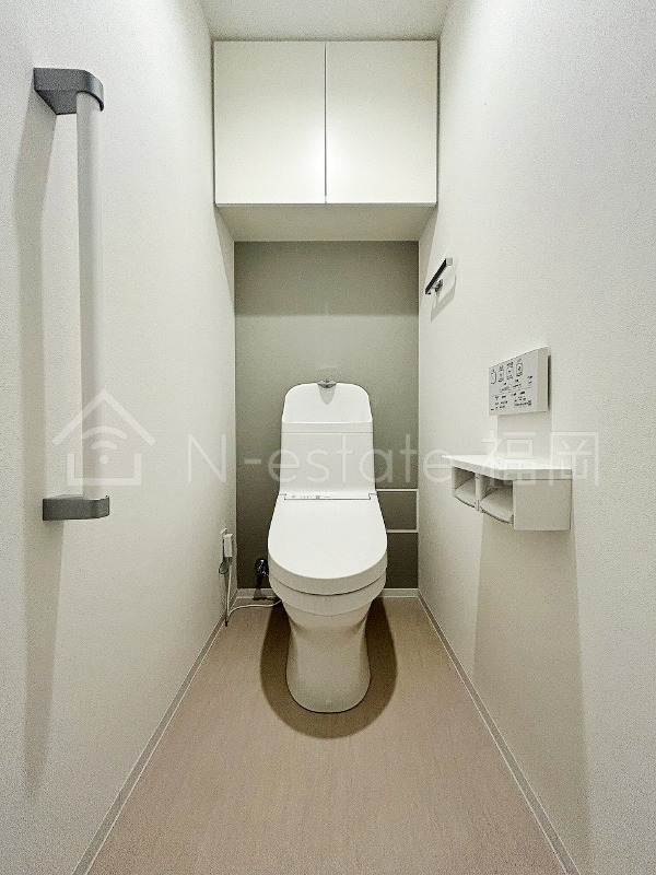地下鉄空港線 室見駅 徒歩8分 14階建 築1年のトイレ写真