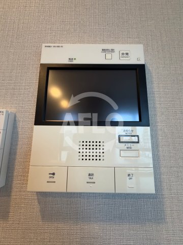 セキュリティ　クレヴィアタワー御堂筋本町　モニター付きインターホン
