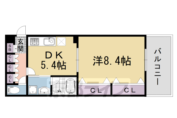 ベラジオ京都鴨川IIの間取り写真