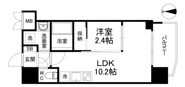 セレニテ本町東リアンの間取り写真