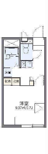 レオパレス新安城の間取り写真