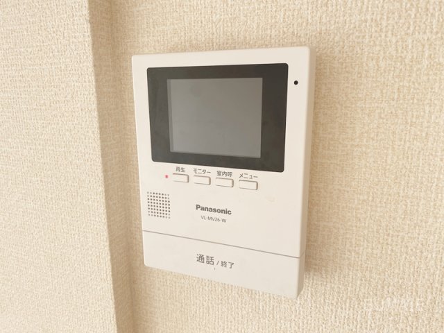 セキュリティ　モニター付きインターホン！
