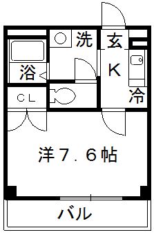 川越市松江町のマンションの間取り