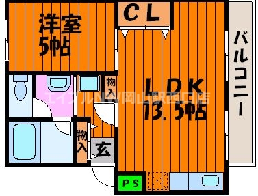 クレール学南運動公園の間取り