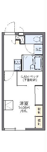 レオパレス喜太郎の間取り