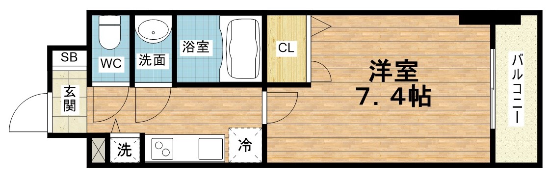 アーバネックス大阪城WESTの間取り