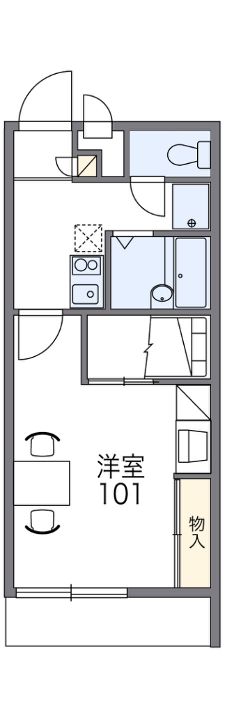 守口市寺方錦通のマンションの間取り