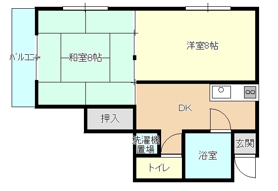 メーゾン司の間取り