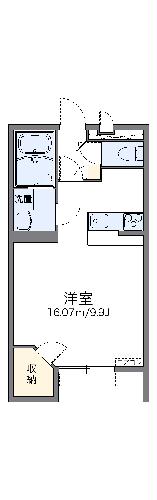 レオパレスカンタービレα２の間取り