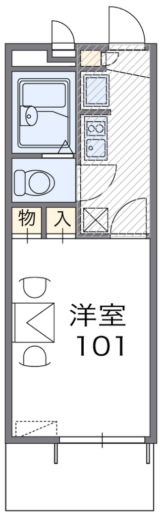 羽曳野市桃山台のマンションの間取り