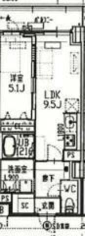 フレンシア西宮北口の間取り