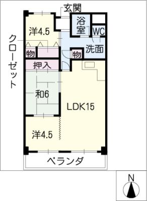 【アーバンライフ蘇南の間取り】