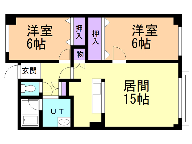 アールズコートの間取り