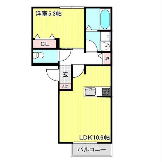 【トリニティI号館の間取り】