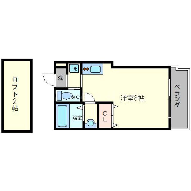 シェルマンド淡路の間取り