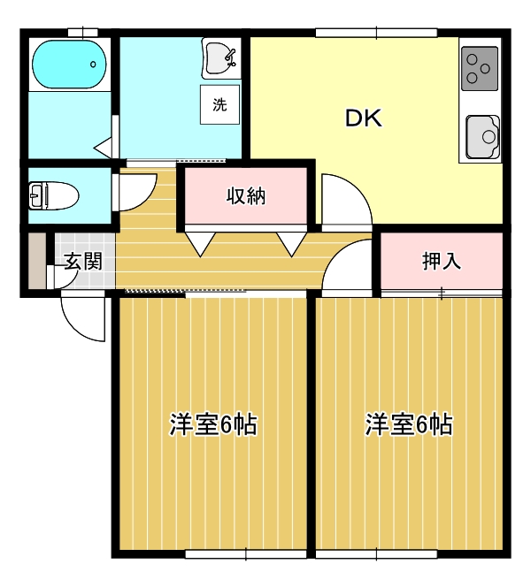 サンリバーの間取り