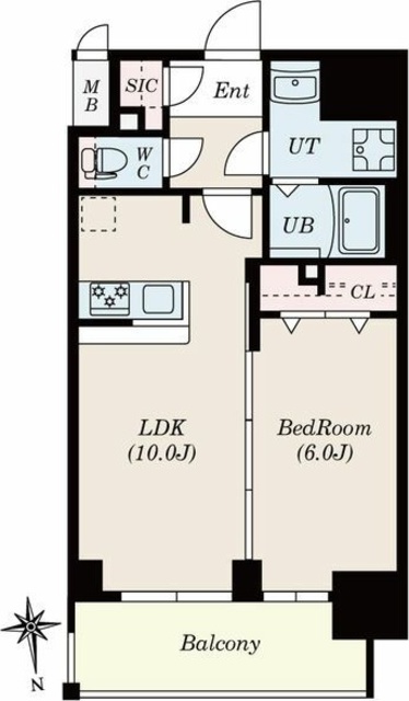 S-RESIDENCE古出来一丁目の間取り