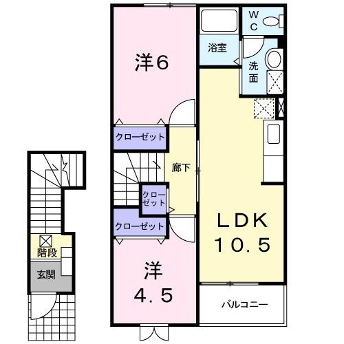 ベルセレーノＢの間取り