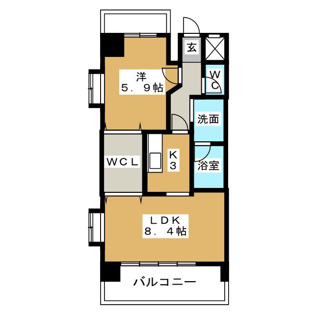 サンモール菊井の間取り