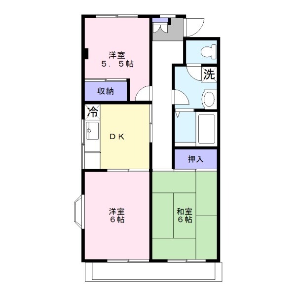 上砂パークマンションの間取り