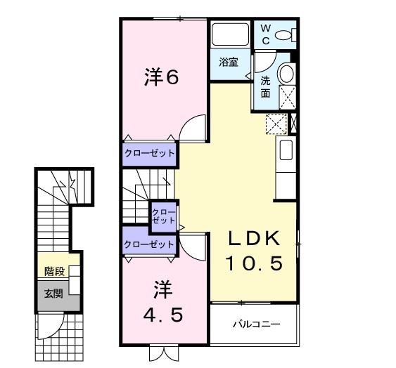 シェーネライツIIの間取り