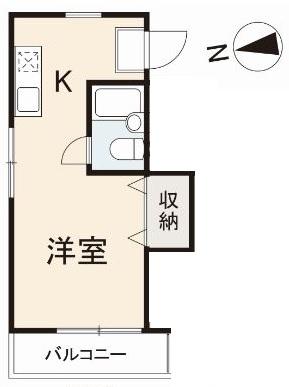 高松市宮脇町のアパートの間取り