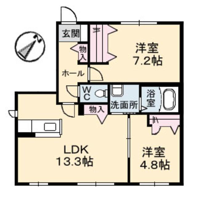 【ミラ・グレース　Ｅ棟の間取り】