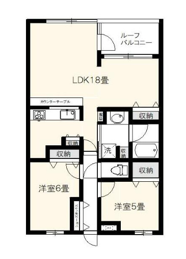 エクセルダイア大森IIIの間取り