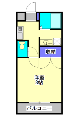 サンライズ金田の間取り