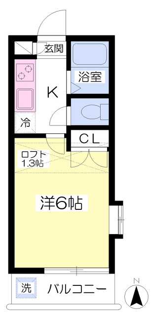 セナール香椎IIの間取り