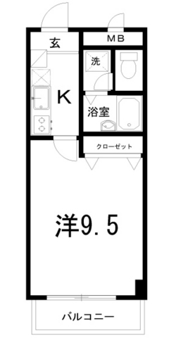 エポカ大川筋の間取り