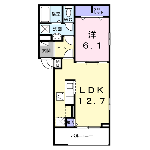 大江５丁目アパートの間取り