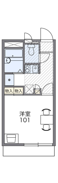 レオパレスヤマト2の間取り