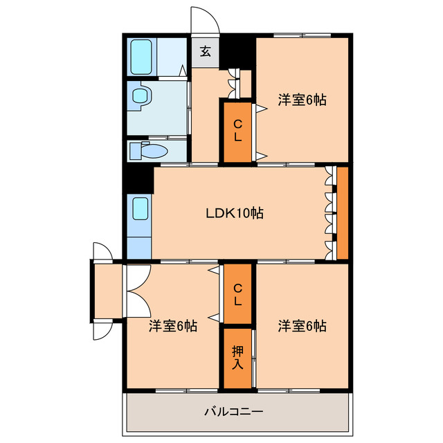 レジデンス東本町の間取り