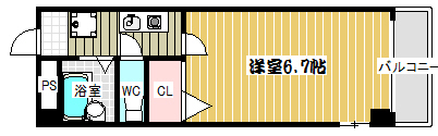 クレール山陵の間取り