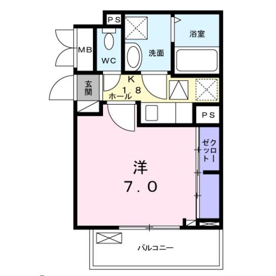 額田郡幸田町大字菱池のアパートの間取り