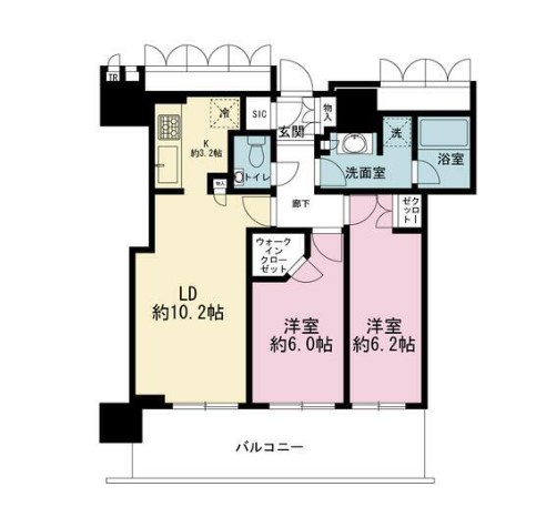 MID　TOWER　GRANDの間取り