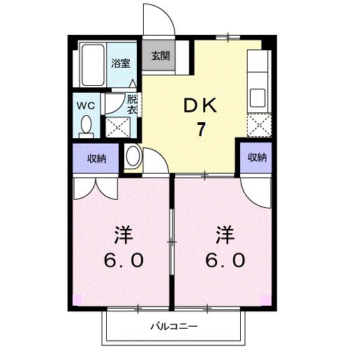 スカイタウンアズマの間取り