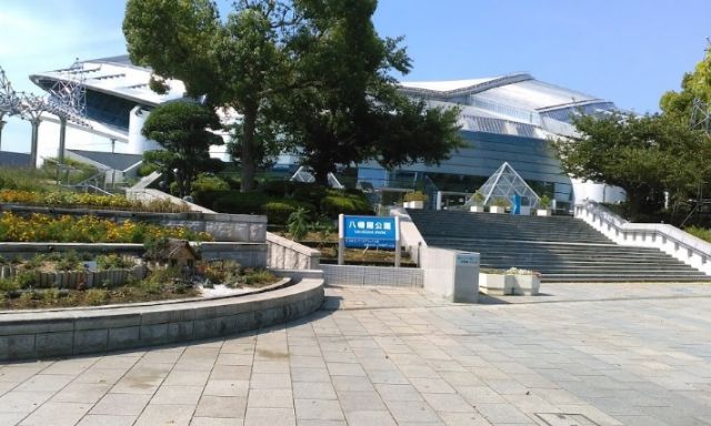 【大阪市港区田中のアパートの公園】