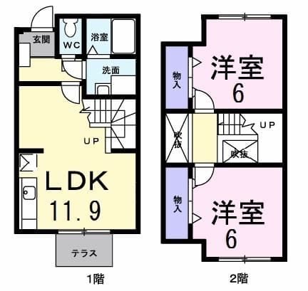 エスポア－ルドエルIIの間取り