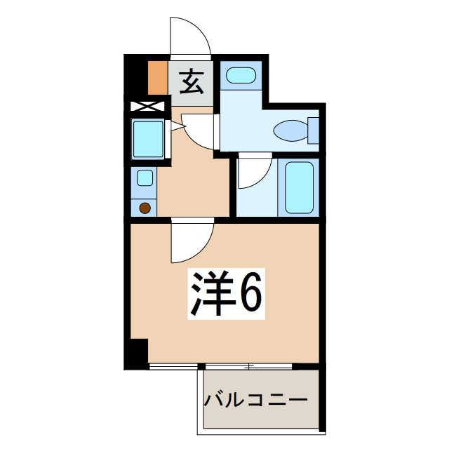 キャッスルマンション会津若松の間取り