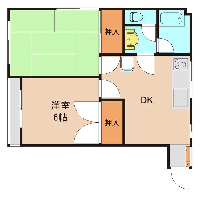 日興マンションの間取り