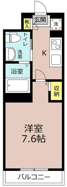 成田市並木町のマンションの間取り