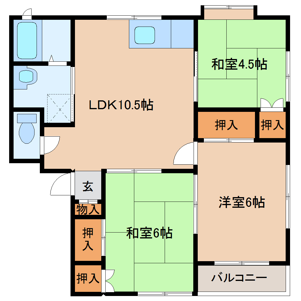 プラザ１の間取り