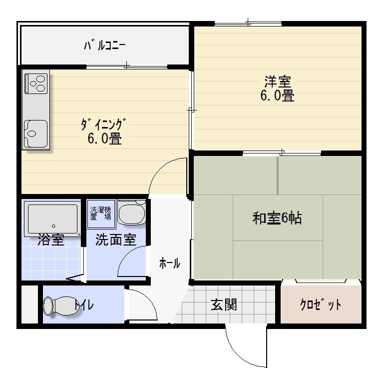 グレース北山本の間取り