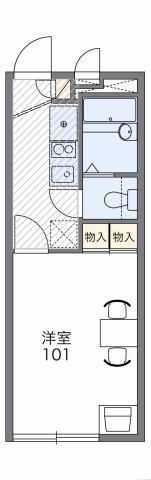 レオパレス常楽の間取り